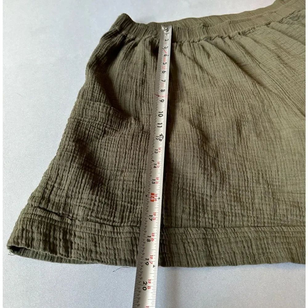 🎉5 for $45🎉 Deja Bleu Shorts Women Size 3X Waffle Green - Picture 4 of 6